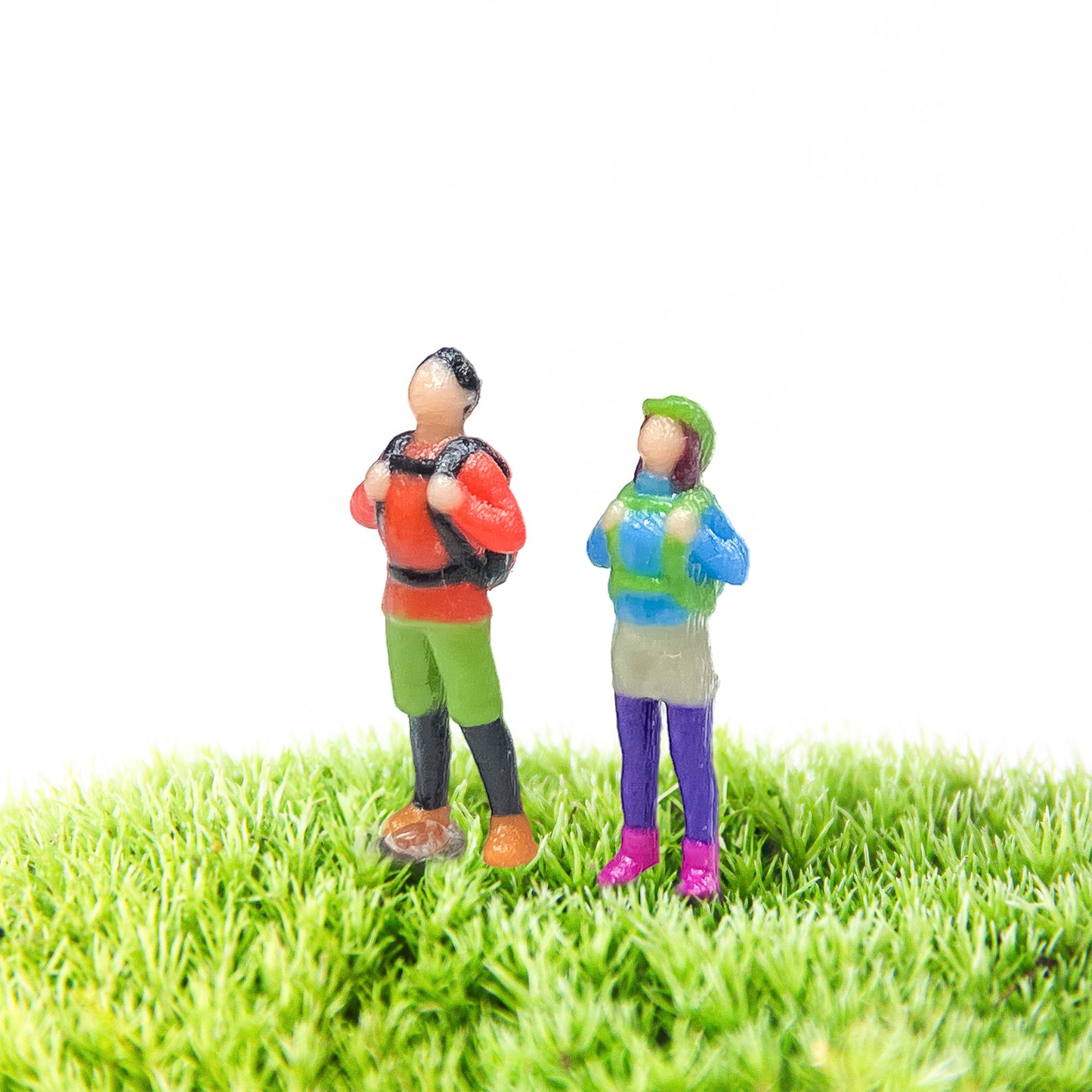 山ガール/山ボーイ 苔テラリウム用 オリジナル ミニチュア フィギュア