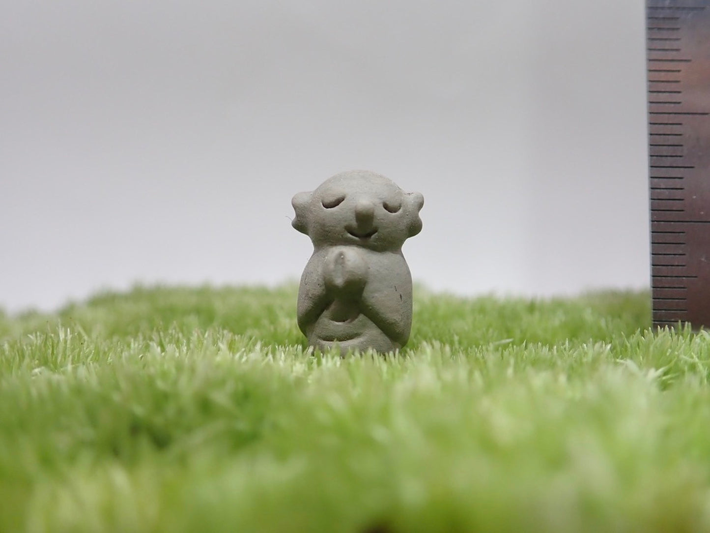 地蔵L_ミニチュアフィギュア《苔むすびオリジナルフィギュア》