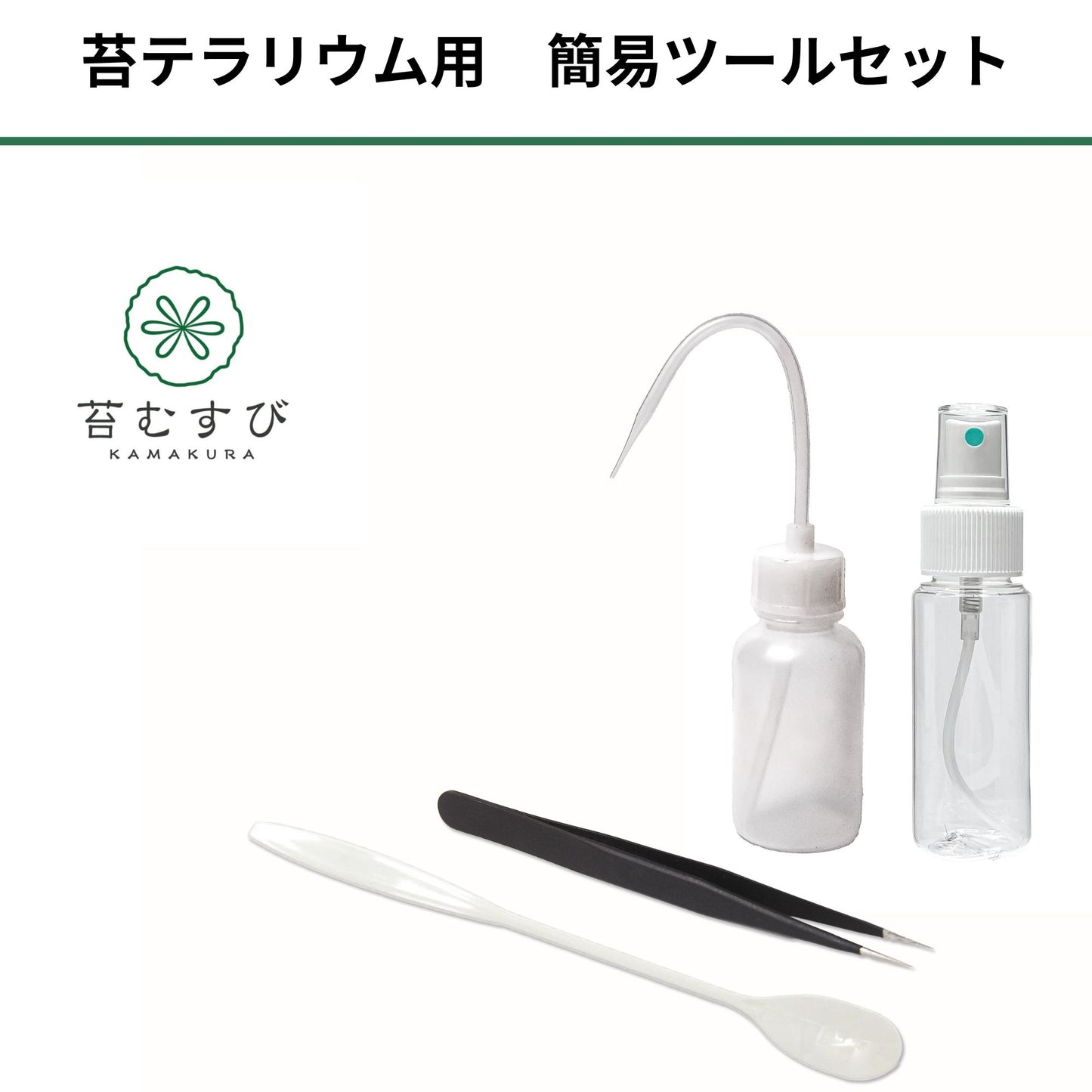 【容器が選べる】苔テラリウム スターターキット｜初心者向け 【苔3種パック付き】