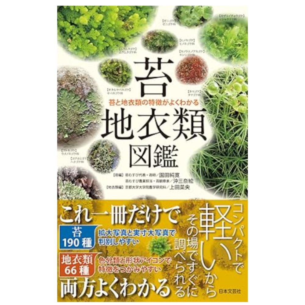 [苔・地衣類図鑑] 苔と地衣類の特徴がよくわかる