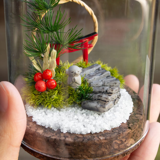 【日本の風景・新年】まほろ和景　地蔵[M／75φ]【神社好きにもオススメ】